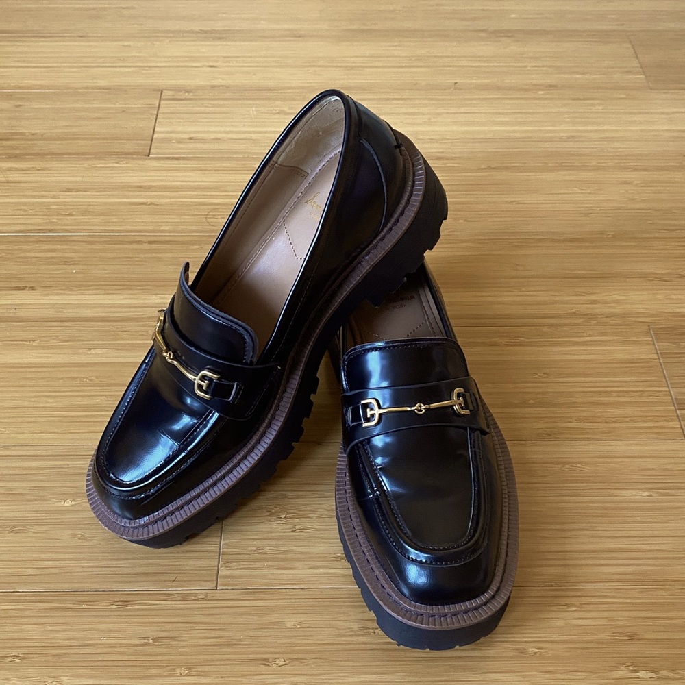 Black leather Sam Edelman Laur Loafers